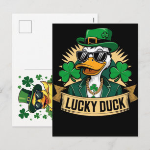 Cartes Pour Fêtes Annuelles Dessin drôle de jour de la Saint-Patrick pour une