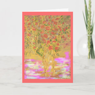Cartes Pour Fêtes Annuelles Deux Cool Camellias paix sur terre
