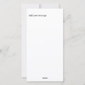 Cartes Pour Fêtes Annuelles Deux photos Noël rouge Ajouter un message sur le d (Dos)