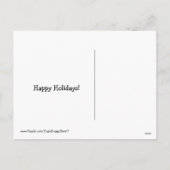 Cartes Pour Fêtes Annuelles Deux Récupérateurs d'or de Noël (Dos)