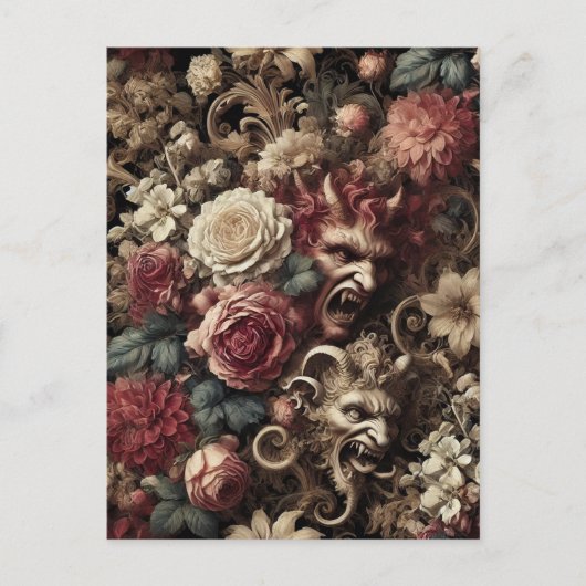 Cartes Pour Fêtes Annuelles Dévilerie décadente - gothique baroque (Devant)