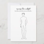 Cartes Pour Fêtes Annuelles Devinez La Tenue - Jeu Fête des mariées (Devant)