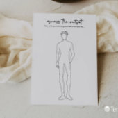 Cartes Pour Fêtes Annuelles Devinez La Tenue - Jeu Fête des mariées