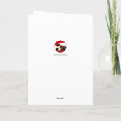 Cartes Pour Fêtes Annuelles Devis de Noël (Dos)