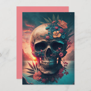 Cartes Pour Fêtes Annuelles Dia de los Muertos