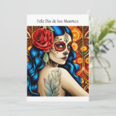 Cartes Pour Fêtes Annuelles Día de los Muertos (Debout devant)