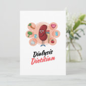 Cartes Pour Fêtes Annuelles Dialyse diéticienne (Debout devant)