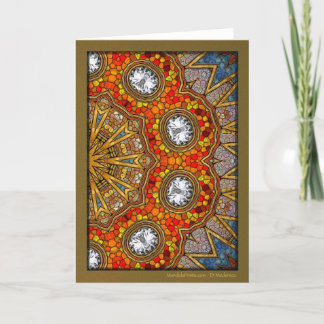 Cartes Pour Fêtes Annuelles Diamants numériques Mandala