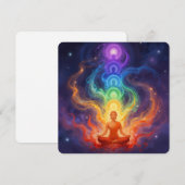 Cartes Pour Fêtes Annuelles Die 7 Chakren (Devant / Derrière)