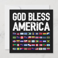 Dieu Bénisse l'Amérique Fierté Latino Tous les Pay