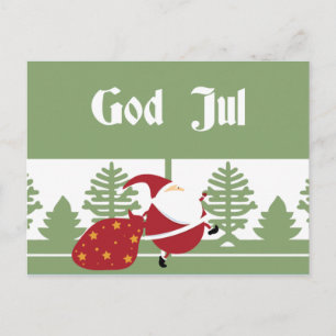 Cartes Pour Fêtes Annuelles Dieu juillet Père Noël