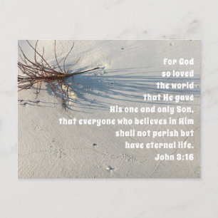 Cartes Pour Fêtes Annuelles Dieu si aimé le service de l'Église mondiale