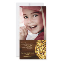 Dieux Lumière Religieux Christian Photocard de Noë
