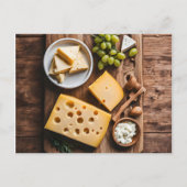 Cartes Pour Fêtes Annuelles Différents fromages (Devant)
