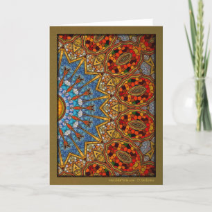 Cartes Pour Fêtes Annuelles Digital Pond Mandala