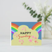 Cartes Pour Fêtes Annuelles dimanche heureux (Debout devant)