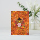 Cartes Pour Fêtes Annuelles dinde d'action de grâces (Debout devant)