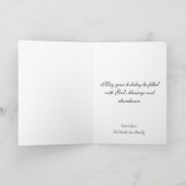 Cartes Pour Fêtes Annuelles Dinde d'action de la couleur complète (Intérieur)