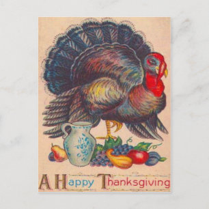 Cartes Pour Fêtes Annuelles Dinde de Thanksgiving