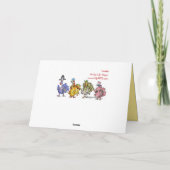 Cartes Pour Fêtes Annuelles Dindes de bon thanksgiving de langue de volaille (Dos)