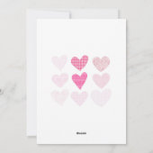 Cartes Pour Fêtes Annuelles Dîner de la Saint-Valentin (Dos)