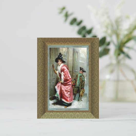 Cartes Pour Fêtes Annuelles Dîner de Noël II victorien (Debout devant)