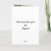 Cartes Pour Fêtes Annuelles Dîner de Noël personnalisable (Dos)