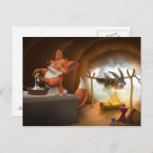 Cartes Pour Fêtes Annuelles Dîner de Pâques (Devant / Derrière)