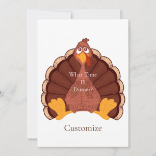 Cartes Pour Fêtes Annuelles Dîner de Thanksgiving Thunder_Cove