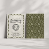 Cartes Pour Fêtes Annuelles Dîner Thanksgiving Whimsy Doodle