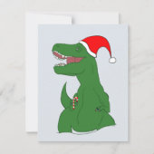 Cartes Pour Fêtes Annuelles Dinosaure Holiday (Devant)
