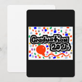 Cartes Pour Fêtes Annuelles Diplômé 2026 (Devant / Derrière)