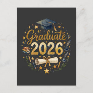 Cartes Pour Fêtes Annuelles Diplômé sur mesure de la promotion 2026 Famille pe