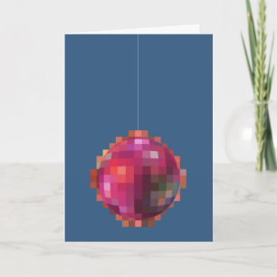 Cartes Pour Fêtes Annuelles Disco Pixel