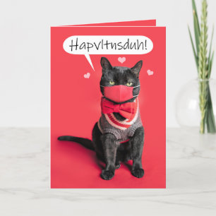 Cartes Pour Fêtes Annuelles Discours de chats Heureuses Saintes-Valentin dans 