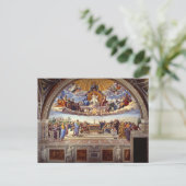 Cartes Pour Fêtes Annuelles Disputation du Saint Sacrement par Raphael (Debout devant)