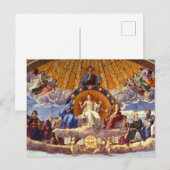 Cartes Pour Fêtes Annuelles Disputation du Saint Sacrement par Raphael (Devant / Derrière)