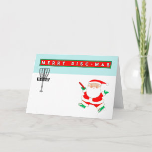 Cartes Pour Fêtes Annuelles Disque Golf Noël