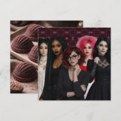 Cartes Pour Fêtes Annuelles Distribution de Tub Truffles (Devant / Derrière)