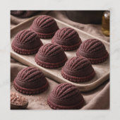 Cartes Pour Fêtes Annuelles Distribution de Tub Truffles (Dos)