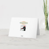 Cartes Pour Fêtes Annuelles Dites à Père Noël Paws que j'ai été bon (Dos)