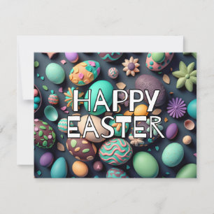 Cartes Pour Fêtes Annuelles Divers délicieux oeufs colorés de Pâques