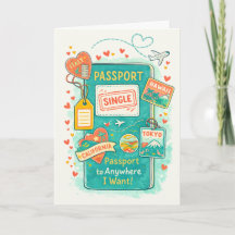 Divorce celebration passport to anywhere