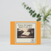 Cartes Pour Fêtes Annuelles Divorce : Chapitre le plus heureux (Debout devant)