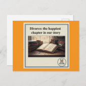 Cartes Pour Fêtes Annuelles Divorce : Chapitre le plus heureux (Devant / Derrière)