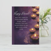 Cartes Pour Fêtes Annuelles Diwali Season (Debout devant)