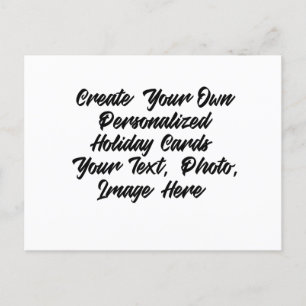 Cartes Pour Fêtes Annuelles do-it-yourself Créez votre propre personnalisation