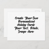 Cartes Pour Fêtes Annuelles do-it-yourself Créez votre propre personnalisation (Devant / Derrière)