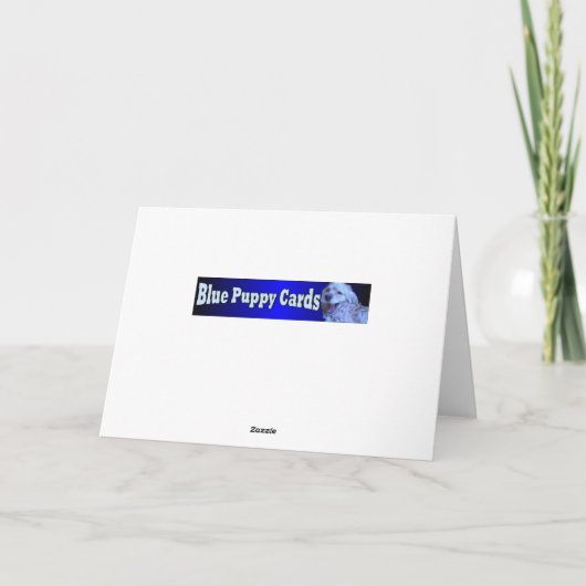 Cartes Pour Fêtes Annuelles DOG SLED DASHING THRU SNOW at CHRISTMAS (Dos)