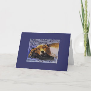 Cartes Pour Fêtes Annuelles Dog Valentine card